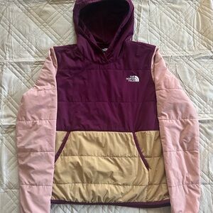 The North Face Women's Puffer Jacket - Maroon, Pink, Tan
